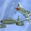 Combat Set Messerschmitt Me262 & P-51B Mustang