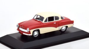 Wartburg 311 Coupe 1958 rood/wit