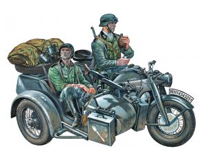 Italeri 0317 Zündapp KS750 with sidecar