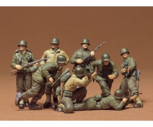 tamiya-35048-1-35-fig-set-us-infantery-west-europe Tamiya 35048 WWII Figurenset US Infanterie West-Europa