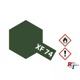 XF-74 Braunoliv ma.(Oliv.Drab) JGSDF10ml Glas
