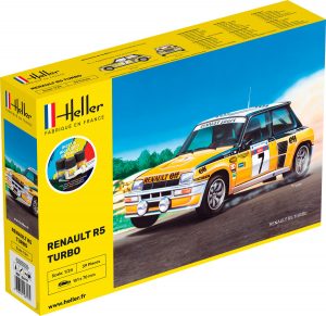 Heller 1/24 STARTER KIT RENAULT R5 TURBO