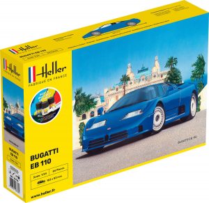 Heller 1/24 STARTER KIT BUGATTI EB 110