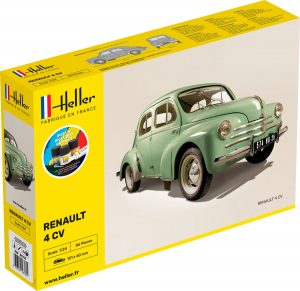Heller 1/24 STARTER KIT RENAULT 4 CV