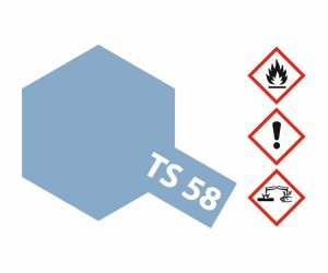 Tamiya TS-58 Lichtblauw Pareleffect Gloss Spray