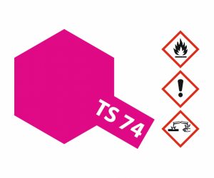 Tamiya TS-74 Rood Transparant Gloss Spray
