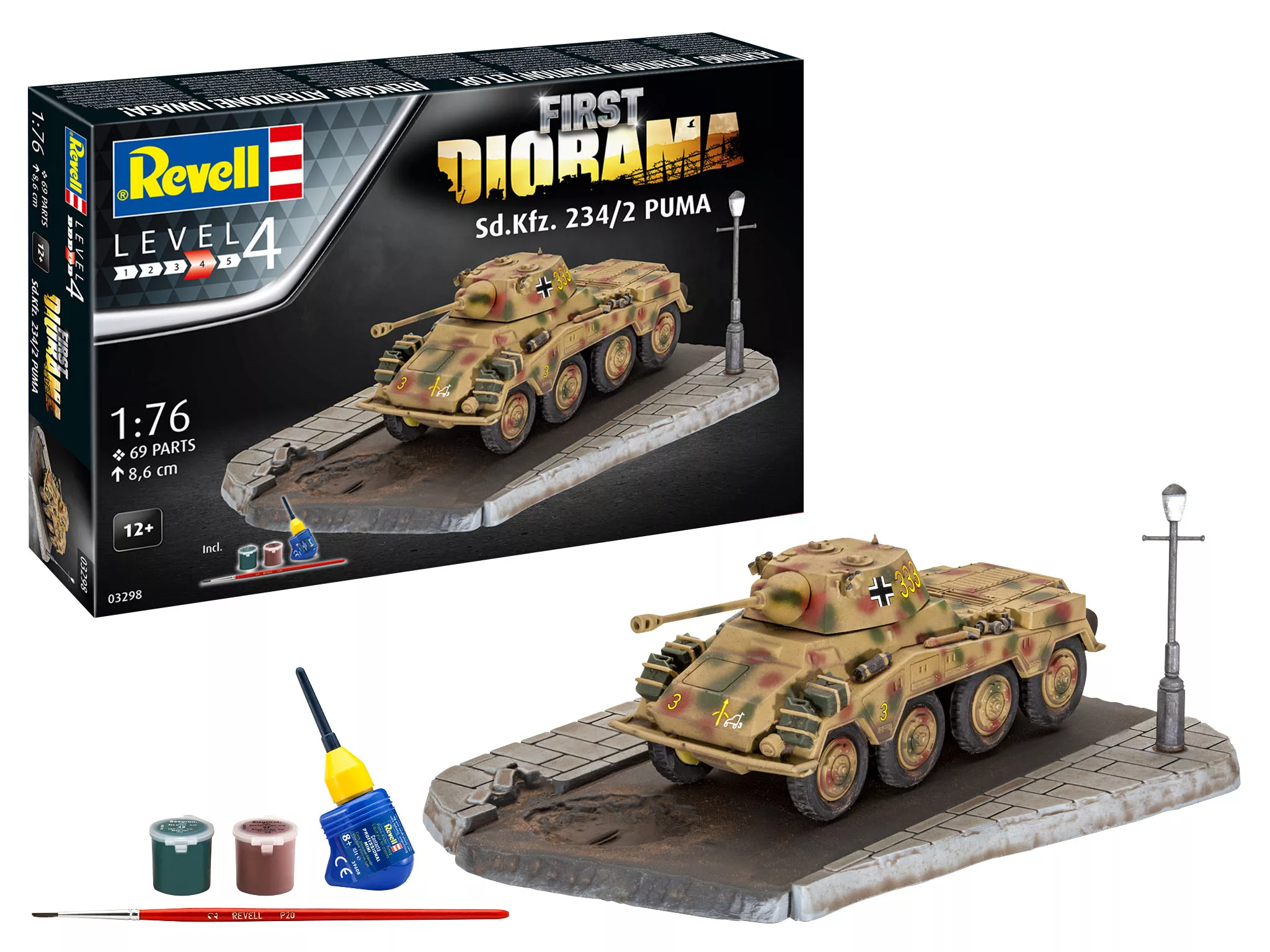 First Diorama Set - Sd.Kfz. 234/2 Puma