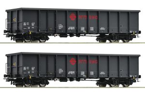 Roco 76001 2-delige set open goederenwagens Ermewa Tp. VI