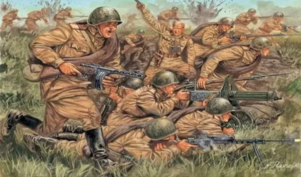 1/72 RUSSIAN INFANTRY WWII
