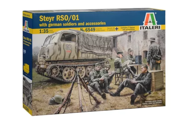1/35 STEYR RSO/01 WITH GERMAN SOLDIERS AND ACCESSOIRES