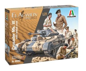 1/35 CRUSADER MK.III & BRITISH TANK CREW