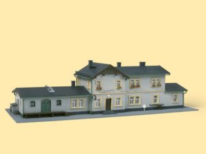 Bahnhof Radeburg 237x87x66 mm