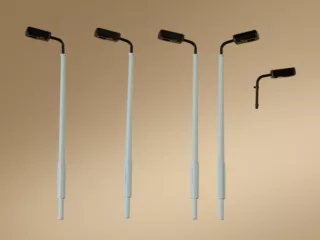 Peitschenlampenattrappen eckig