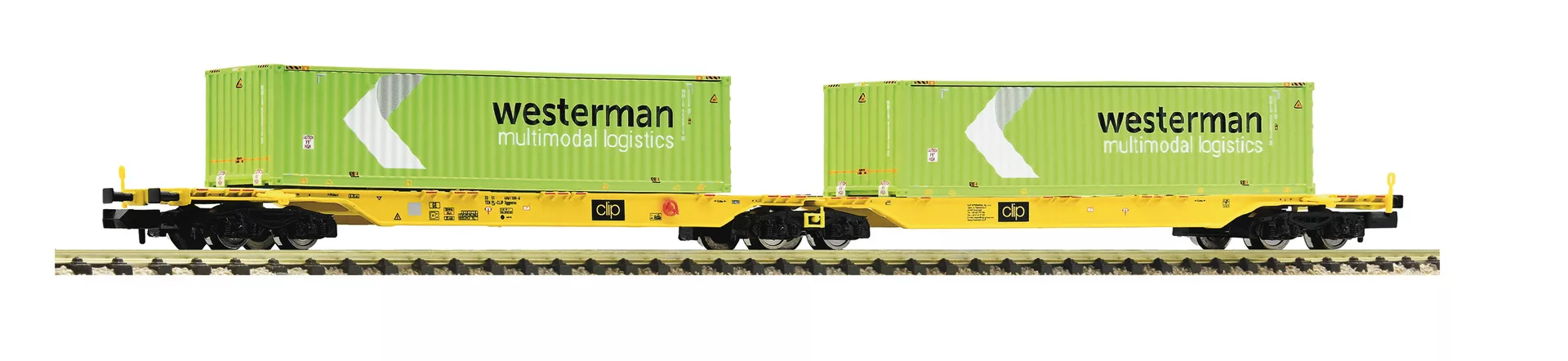 Fleischmann 825342 container-draagwagen CLIP Tp. VI