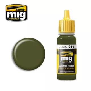 ACRYLIC COLOR 4BO RUSSIAN GREEN JAR 17ML