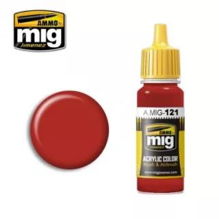 ACRYLIC COLOR BLOOD RED JAR 17ML