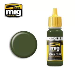 ACRYLIC COLOR DARK GREEN BS 241 JAR 17ML