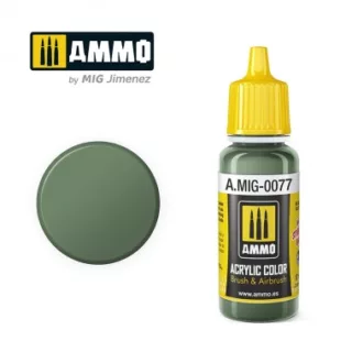 ACRYLIC COLOR DULL GREEN JAR 17ML