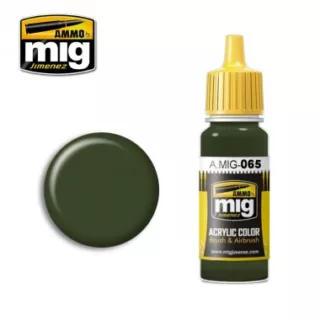 ACRYLIC COLOR FOREST GREEN JAR 17ML
