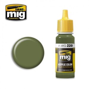 ACRYLIC COLOR FS 34151 ZINC CHROMATE INT. GREEN JAR 17ML