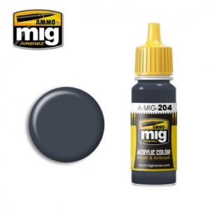 ACRYLIC COLOR FS 36118 MEDIUM GUNSHIP GRAY JAR 17ML