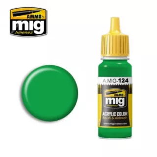 ACRYLIC COLOR LIME GREEN JAR 17ML