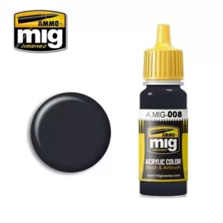 ACRYLIC COLOR RAL 7021 DARK GREY JAR 17ML