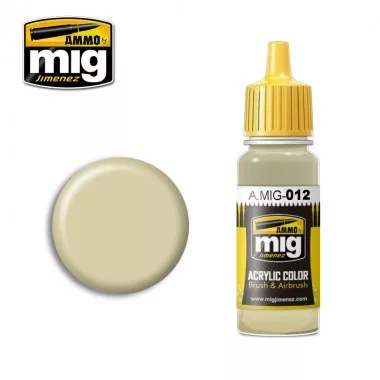 ACRYLIC COLOR RAL 7028 DARK YELLOW 44 DG III JAR 17ML