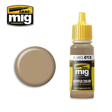 ACRYLIC COLOR RAL 8000 YELLOW BROWN TAN JAR 17ML