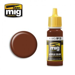 ACRYLIC COLOR RED BROWN BASE JAR 17ML