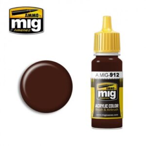 ACRYLIC COLOR RED BROWN SHADOW JAR 17ML