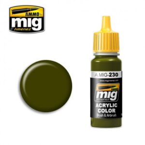ACRYLIC COLOR RLM 82 CAMO GREEN JAR 17ML