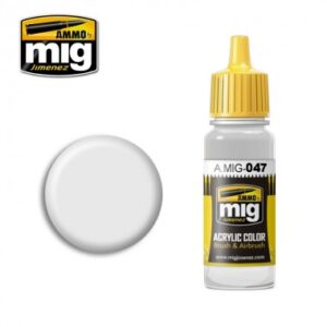 ACRYLIC COLOR SATIN WHITE JAR 17ML