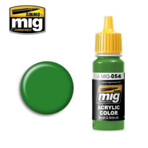 ACRYLIC COLOR SIGNAL GREEN JAR 17ML