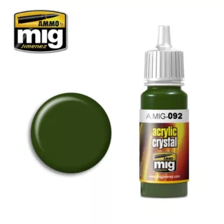 ACRYLIC COLOR CRYSTAL GREEN JAR 17ML