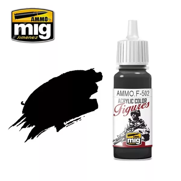 FIGURES PAINTS OUTLINING BLACK JAR 17ML