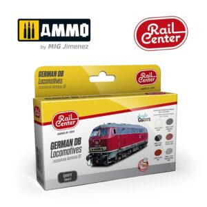 german-db-locomotives-epoch-v GERMAN DB LOCOMOTIVES EP V 15ML 6 JARS