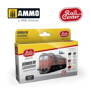 german-dr-locomotives-epoch-iv GERMAN DR LOCOMOTIVES EP IV 15ML 6 JARS