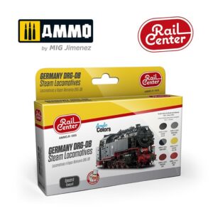 germany-drg-db-steam-locomotives-epoch-ii GERMANY DRG-DB STEAM LOCOMOTIVES EP II 15ML 6 JARS