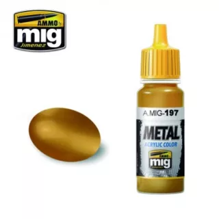 ACRYLIC COLOR BRASS JAR 17ML