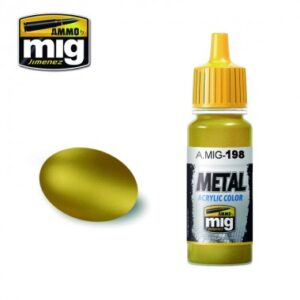 ACRYLIC COLOR GOLD JAR 17ML