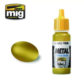 ACRYLIC COLOR GOLD JAR 17ML