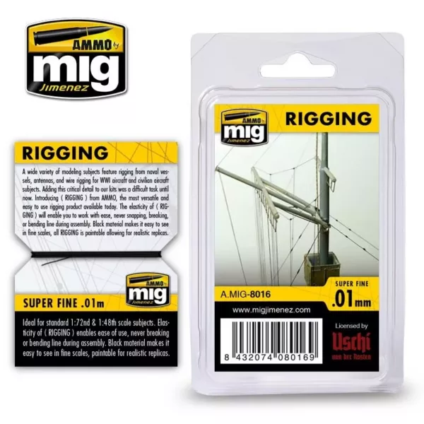 RIGGING - SUPER FINE 0,01 MM 2 METERS