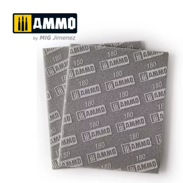 SANDING SPONGE SHEET 180 GRIT 2 PCS.