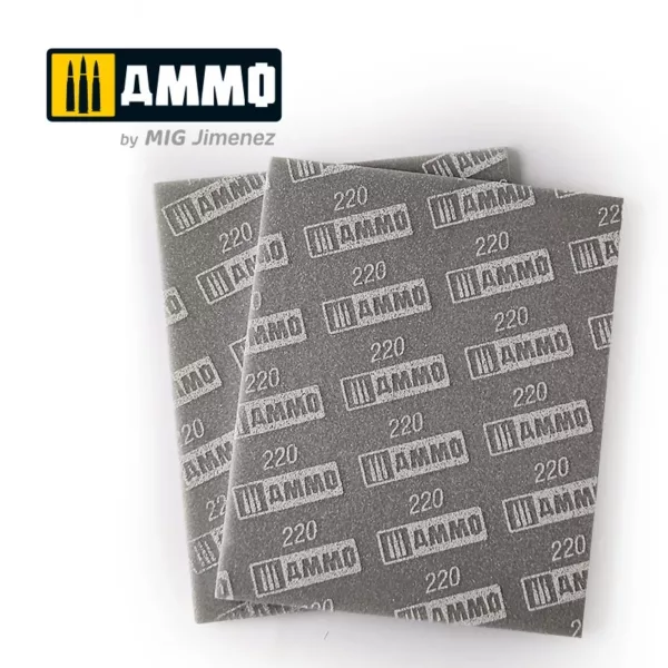 SANDING SPONGE SHEET 220 GRIT 2 PCS.