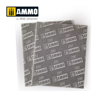 SANDING SPONGE SHEET 280 GRIT 2 PCS.
