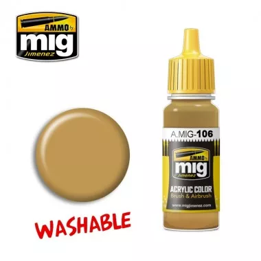 ACRYLIC COLOR WASHABLE SAND RAL 8020 JAR 17ML