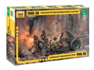 1/35 GERMAN ANTI-TANK GUN WITH CREW PAK-36