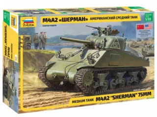 1/35 MEDIUM TANK M4A2 SHERMAN 75MM