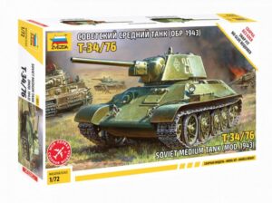 1/72 SOVIET MEDIUM TANK 1943 T-34/76